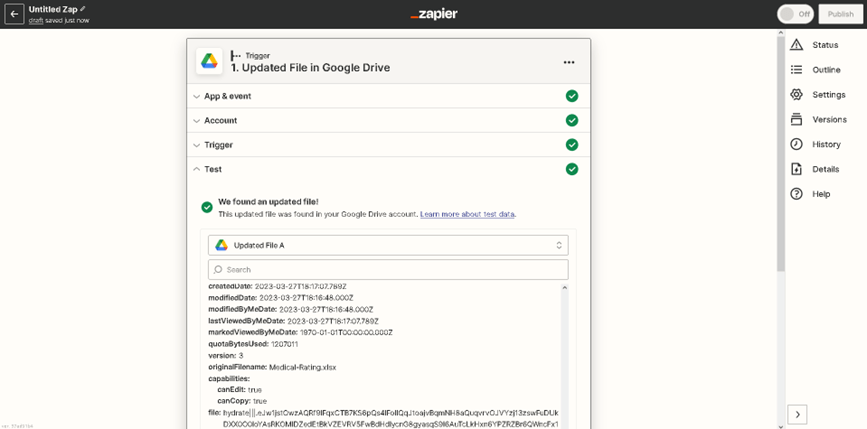 Update App GD 8: Updating SpreadsheetWeb Hub Applications with Google Drive interface screenshot 8