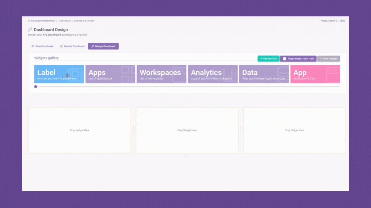 Dashboard design: Dashboards interface screenshot 8