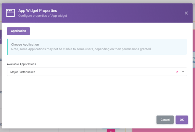 App interface screenshot 23 in Dashboards