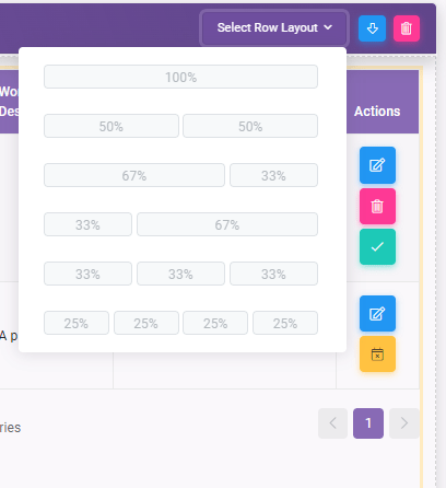 dashboards 27: Customize Layout interface screenshot 1