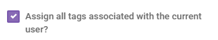 Term Life Assign All Tags Associated With User: Applying Tags While Saving A Record interface screenshot 7