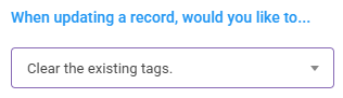 Term Life Clear Existing Tags: Applying Tags While Saving A Record interface screenshot 10