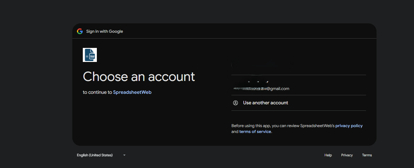 Google 4: Configuring Gmail Authentication interface screenshot 6 in Email Server Configuration