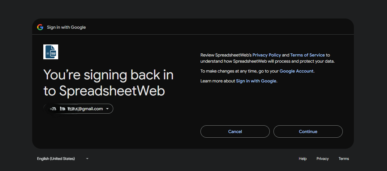 Google 5: Configuring Gmail Authentication interface screenshot 7 in Email Server Configuration