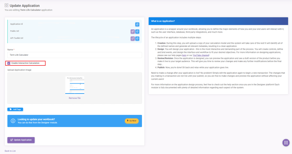 API Toolkit Enable Interactive Calculation: Batch Calculation interface screenshot 15 in API Toolkit