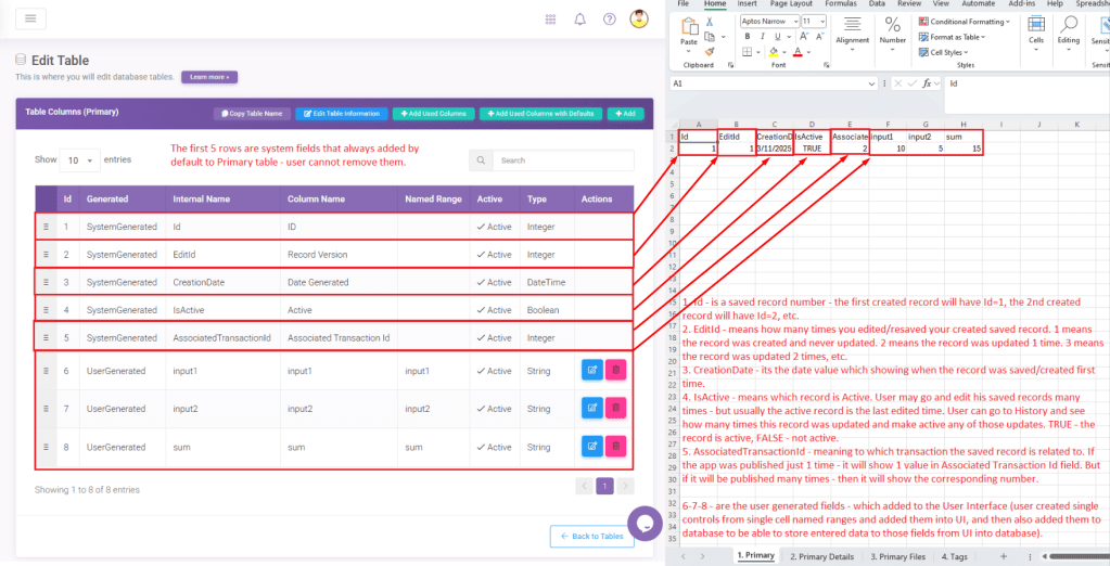 Database Compare To Saved Record: Download Feature interface screenshot 10