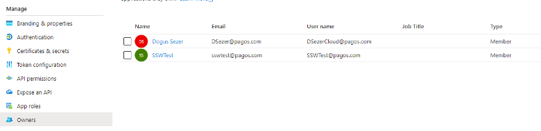 App Register: CONFIGURING THE REGISTRATION interface screenshot 9 in Single Sign-On (SSO) with Entra
