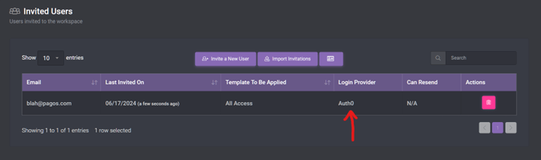 Configure Auth 0 Login to Hub with Auth 0 Invited Users: Logging into SpreadsheetWeb Hub with Auth0 interface screenshot 19 in Single Sign-On (SSO) with Auth0