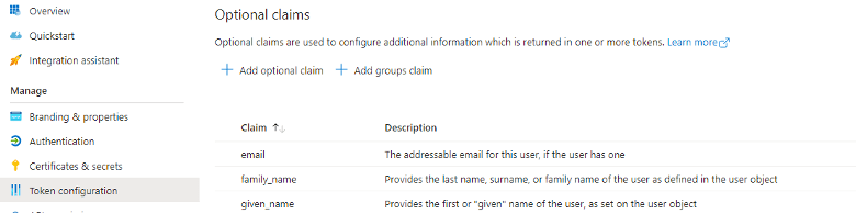 CONFIGURING THE REGISTRATION interface screenshot 7 in Single Sign-On (SSO) with Entra