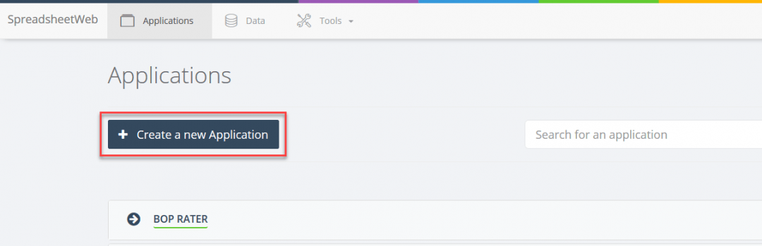 Creating A Designer Application Spreadsheetweb Help