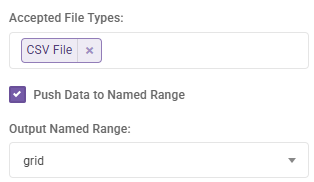 Push Data to Named Range